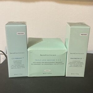 SkinCeuticals Triple lipid restore, C E Ferulic, and Phloretin CF - Bundle- New